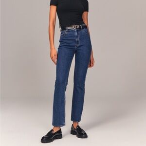 Abercrombie & Fitch Blue Ankle Jeans